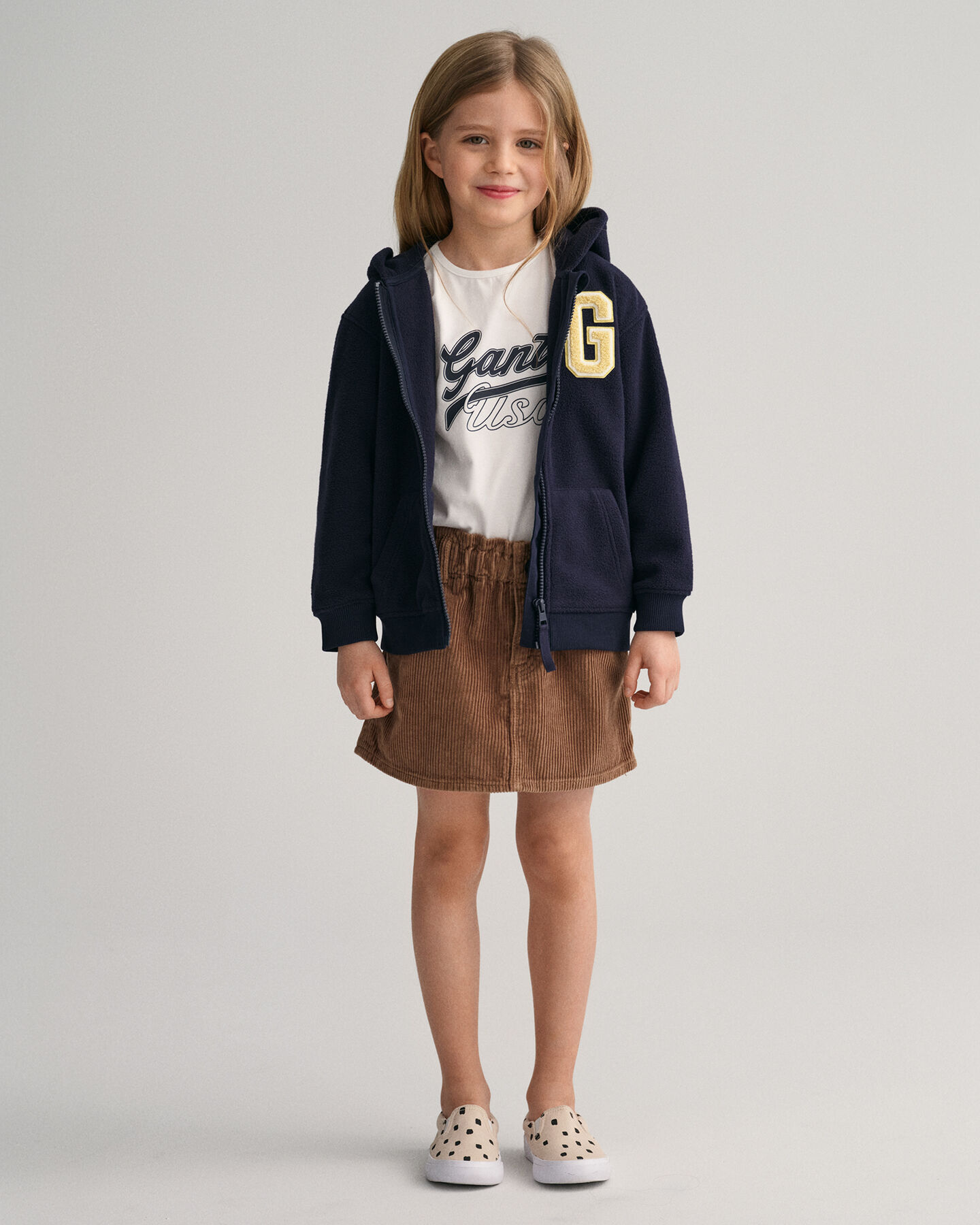 Girls Mini Corduroy Skirt