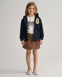 Girls Mini Corduroy Skirt