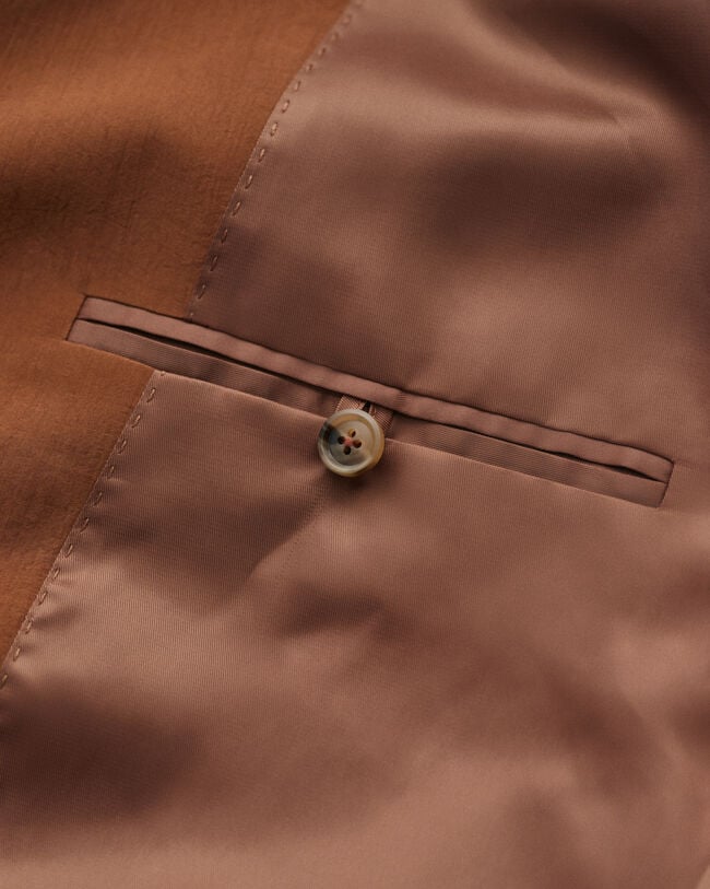 Relaxed Fit Silk Suit Blazer