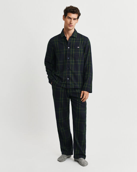 Flannel Checked Pajama Set Gift Box
