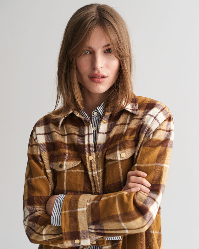Checked Flannel Overshirt