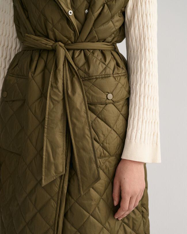 Long Quilted Vest