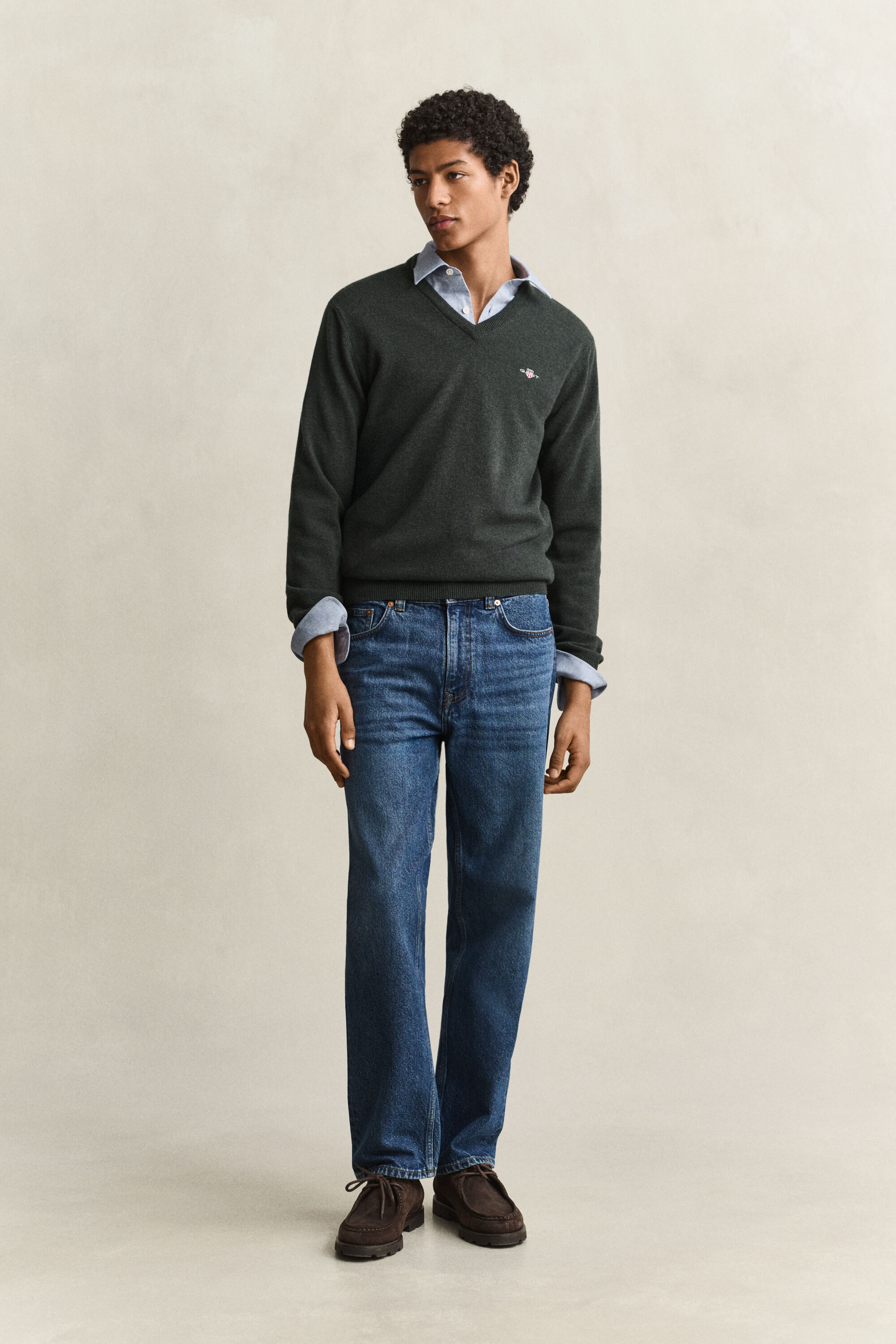 Lambswool V-Neck Sweater