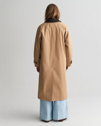 Leather Collar Car Coat