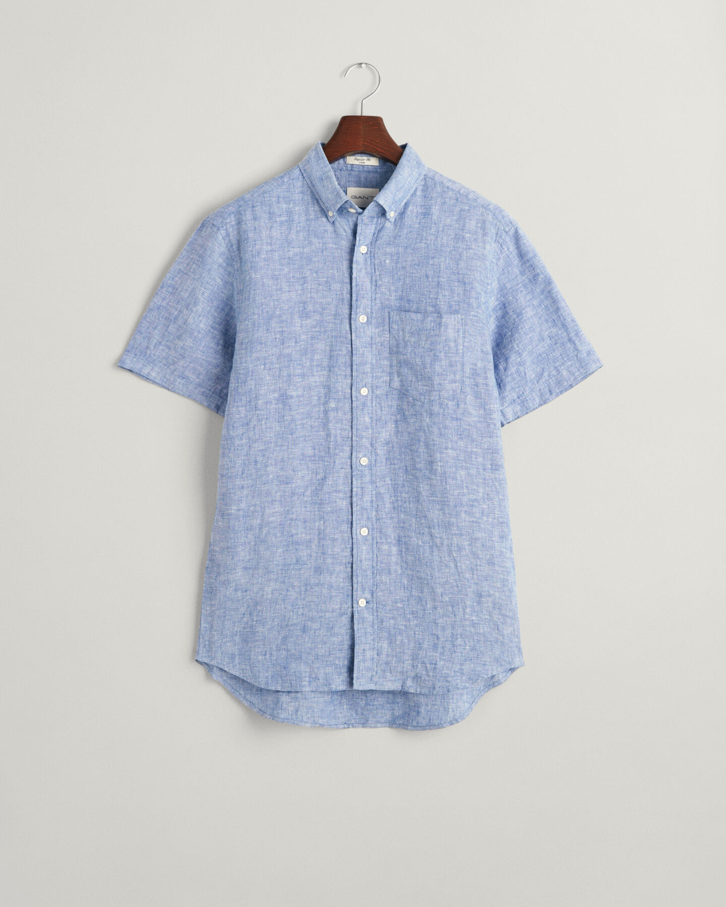 Regular Fit Linen Short Sleeve Shirt