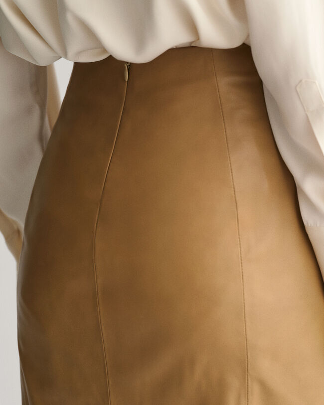 Leather Pencil Skirt