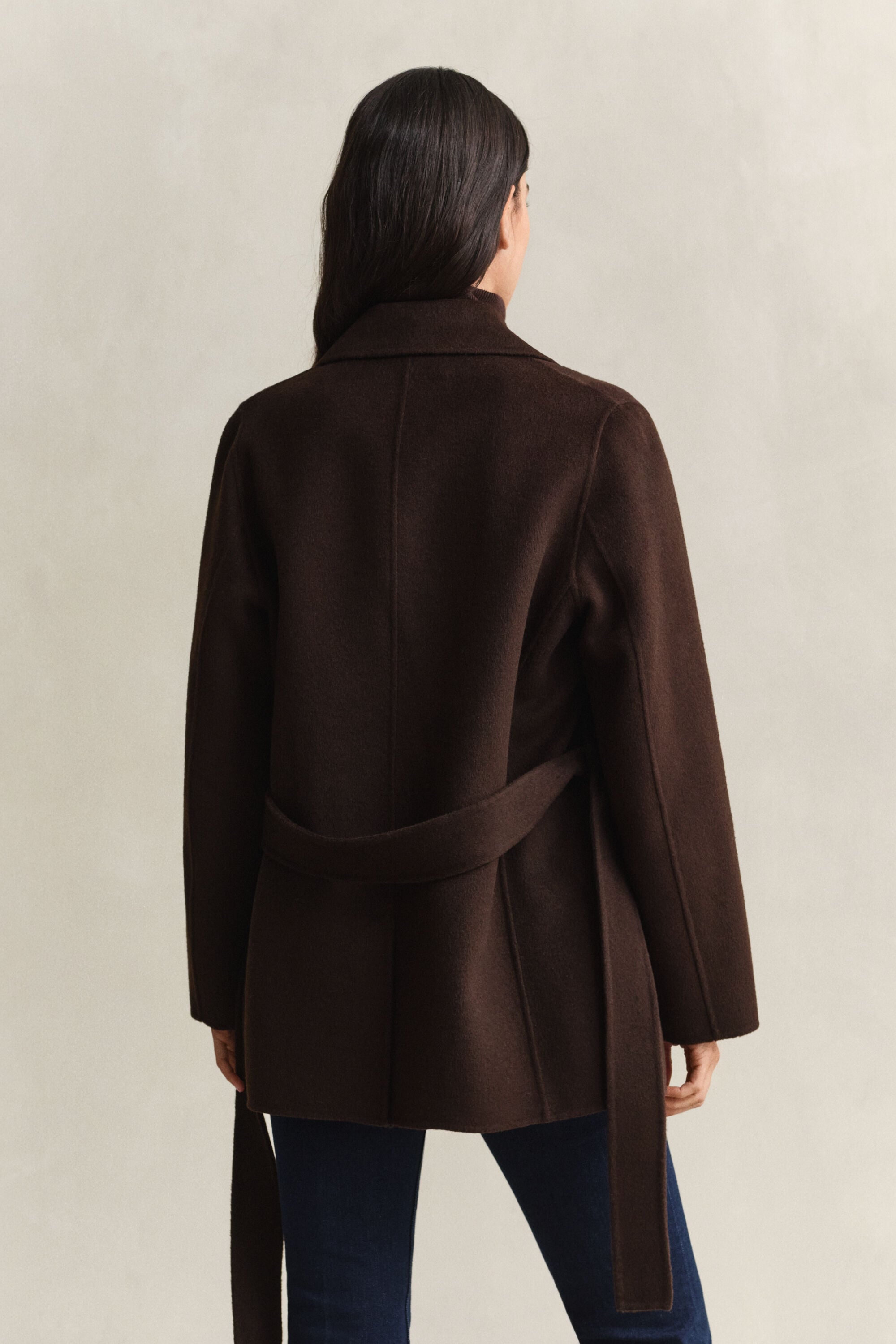 Handstitched Belted Jacket