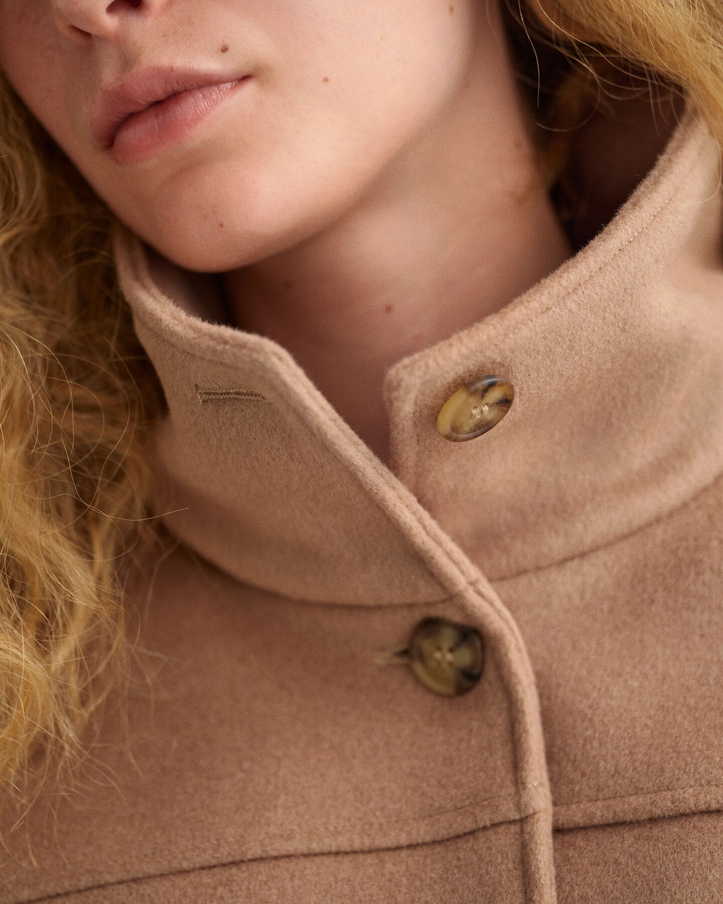 Wool Blend Cropped Jacket