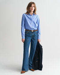 Regular Fit Classic Striped Poplin Shirt