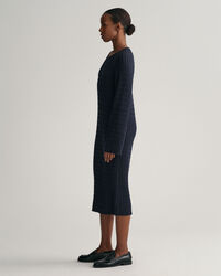 Cable Knit Crew Neck Dress