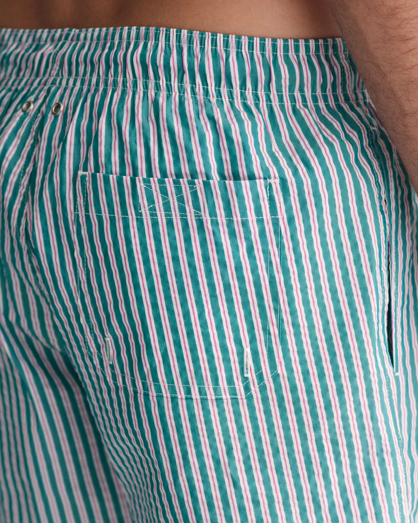 Seersucker Swim Shorts