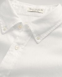 Regular Fit Textured Cotton Linen Shirt