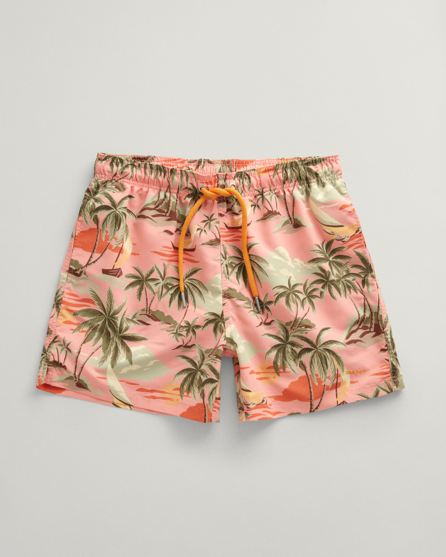 Hawaiian Print Swim Shorts