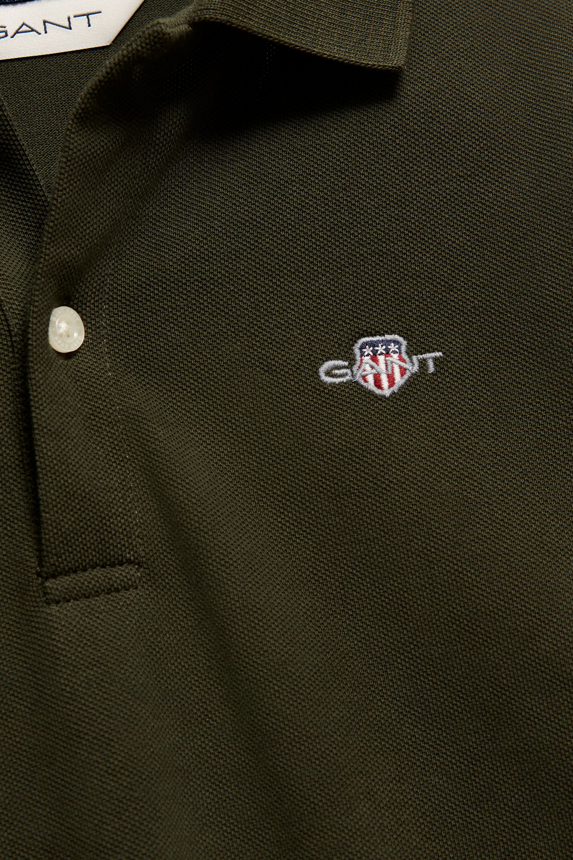 Teen Boys Shield Long Sleeve Polo Shirt