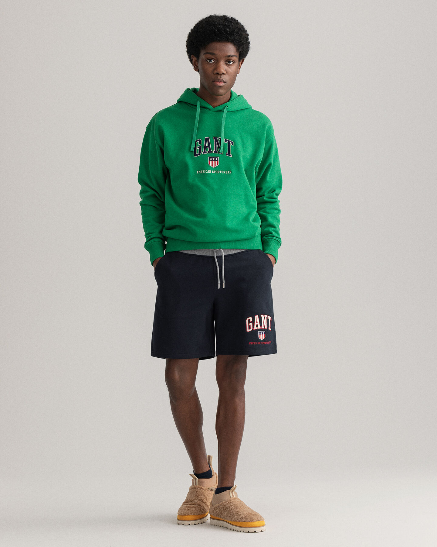 Retro Shield Sweat Shorts