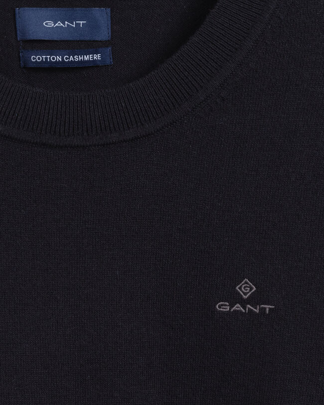 Cotton Cashmere Crew Neck Sweater