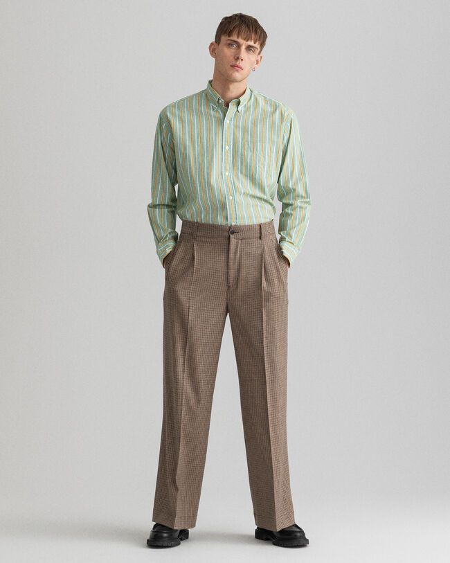 Relaxed Fit Fil-&agrave;-Fil Shirt