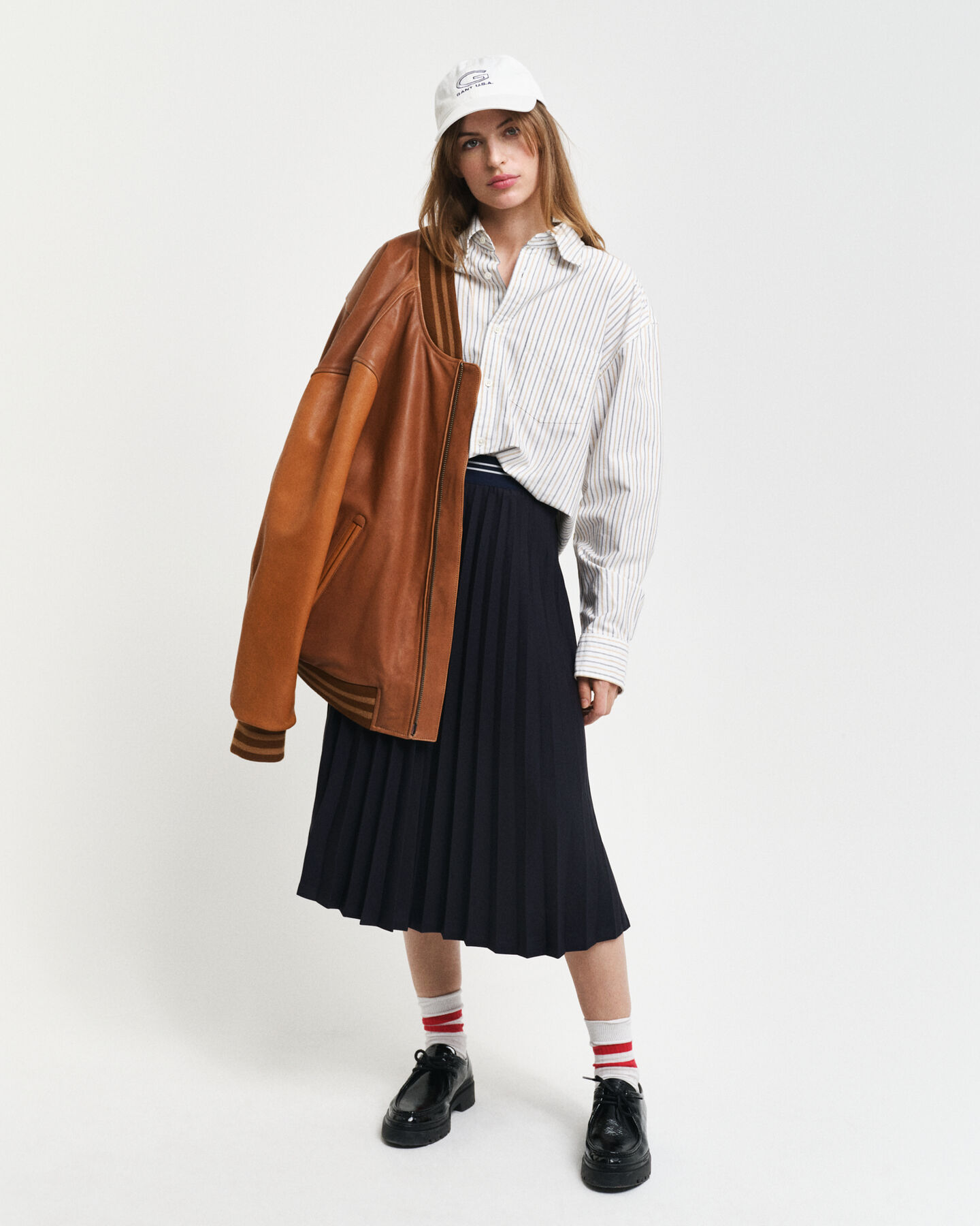 Relaxed Fit Striped Heritage Oxford Shirt