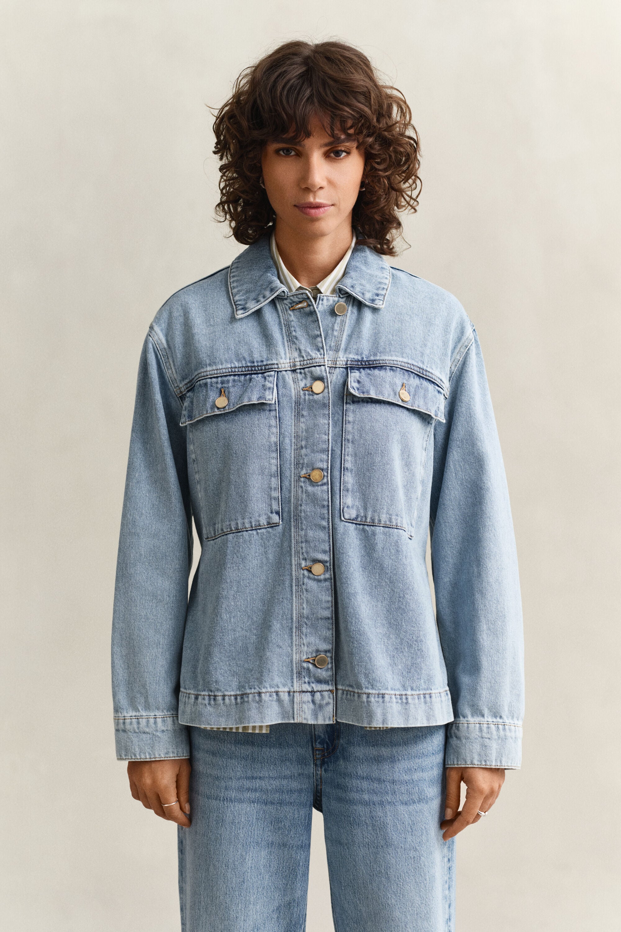 Denim Tie Jacket