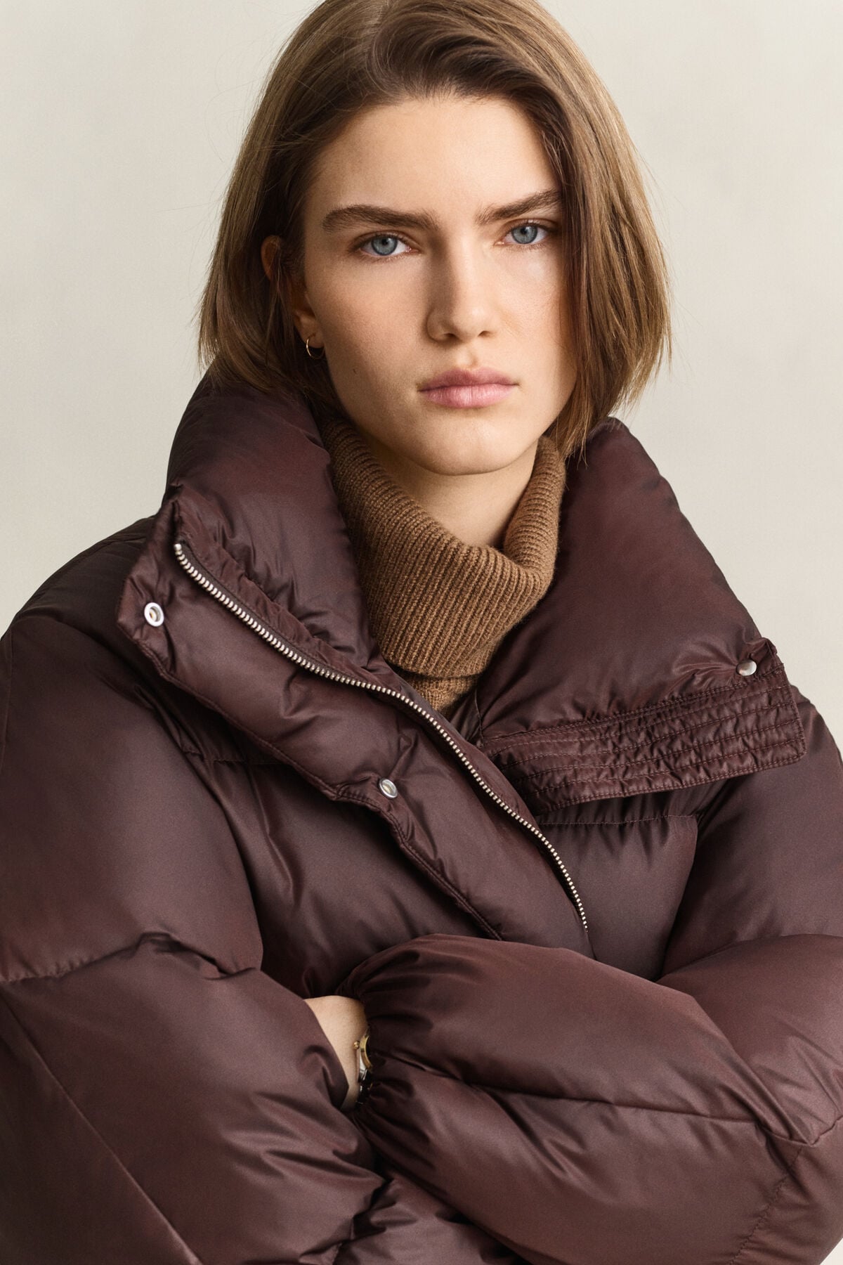 Down Jacket — DEEP BROWN