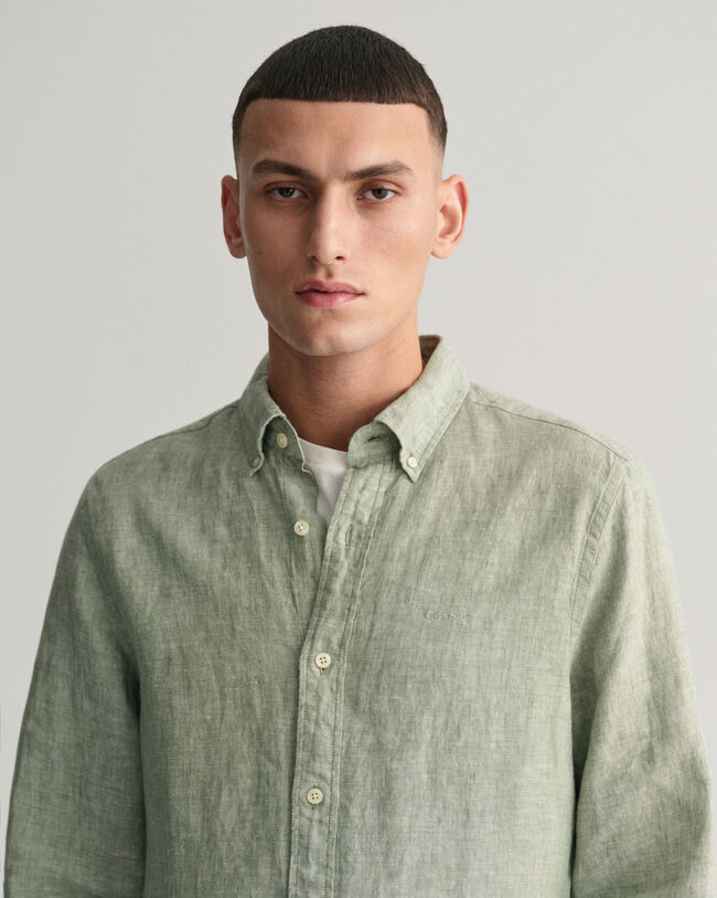 Slim Fit Linen Shirt