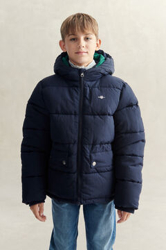 Teen Boys Baffle Jacket — EVENING BLUE 7