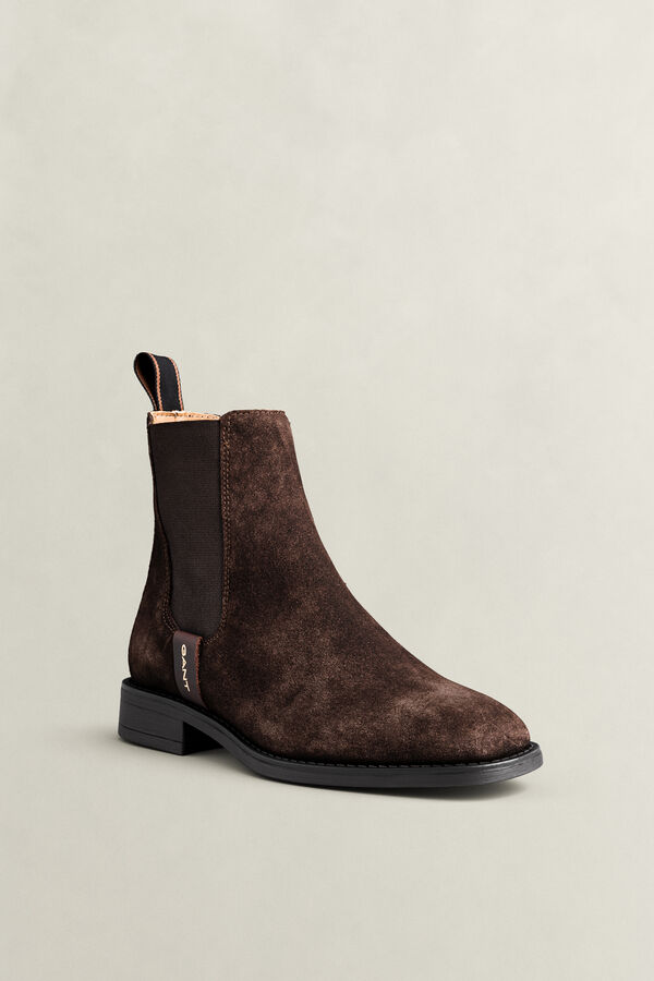 Fayy Suede Boots — WEATHERED BROWN