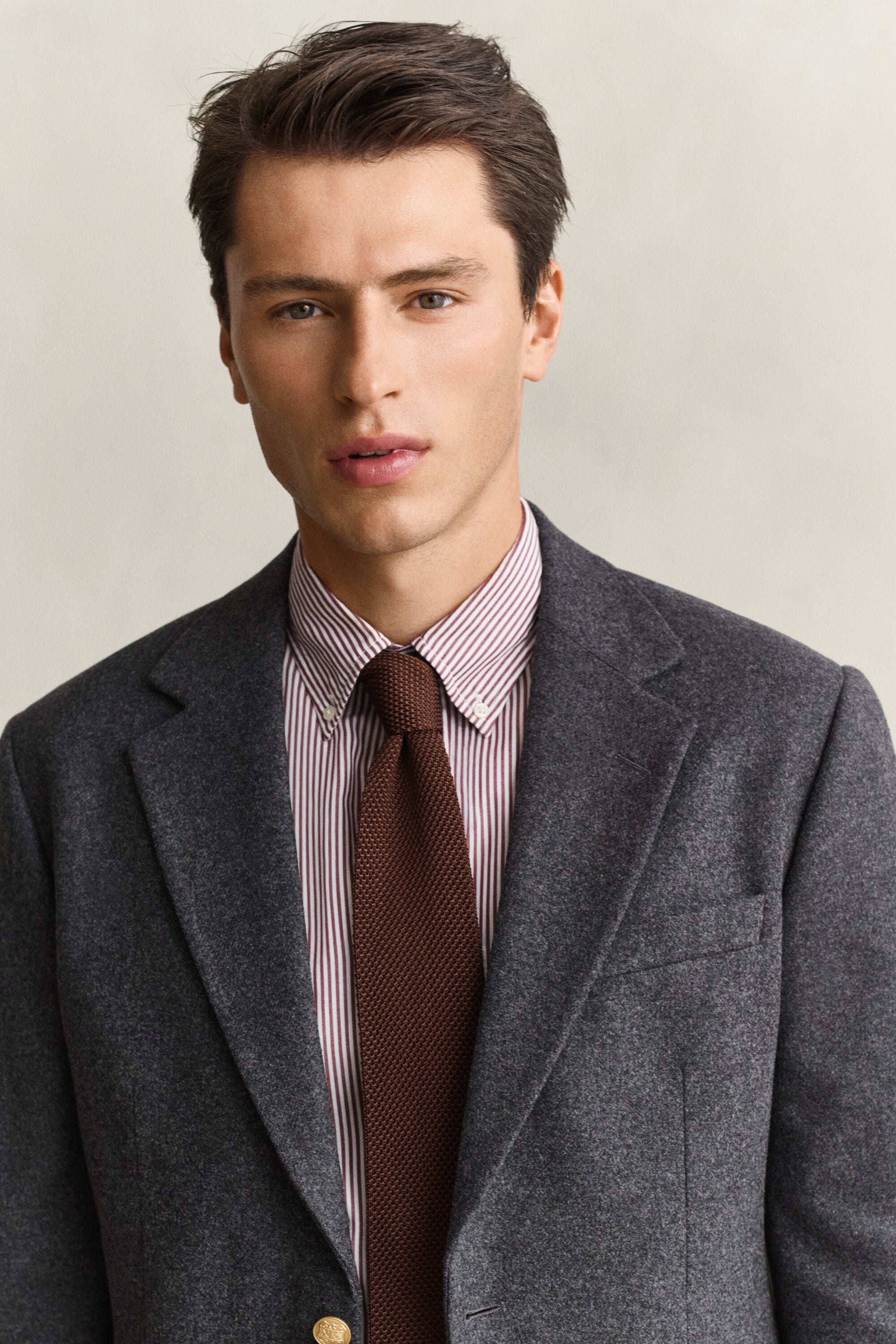 Classic Flannel Wool Club Blazer