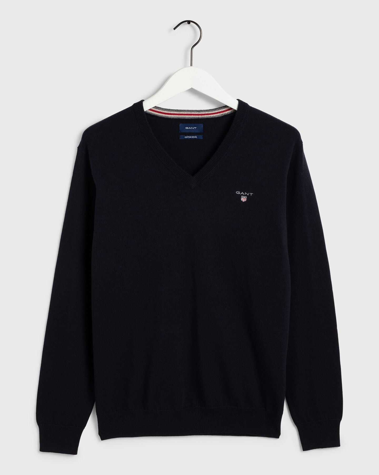 Cotton Wool V-Neck Sweater