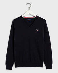 Cotton Wool V-Neck Sweater