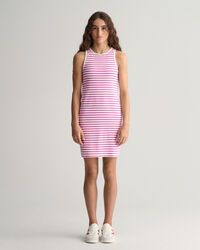 Teen Girls Striped Rib Tank Dress