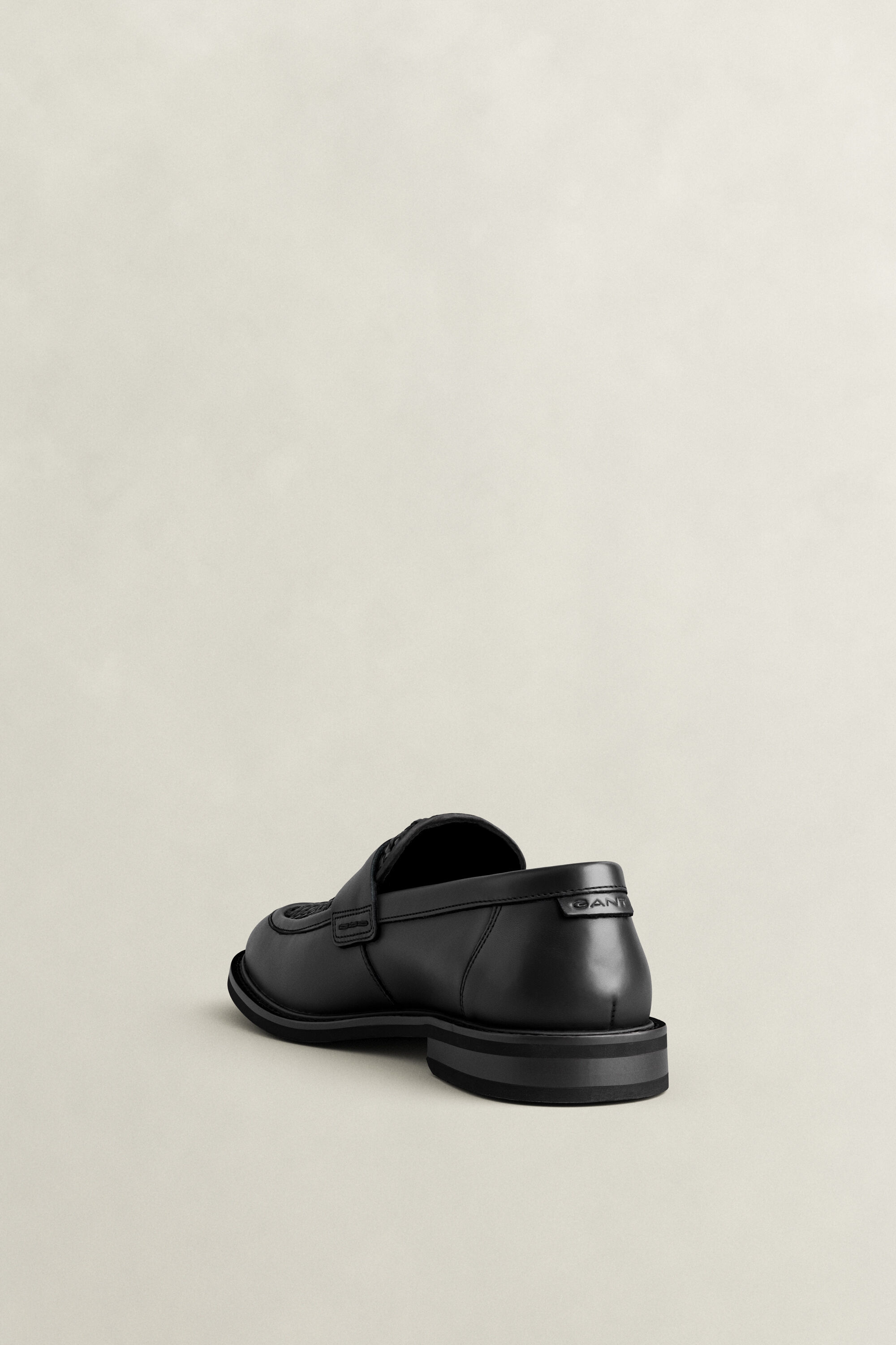 Lozham Laced Loafers — BLACK