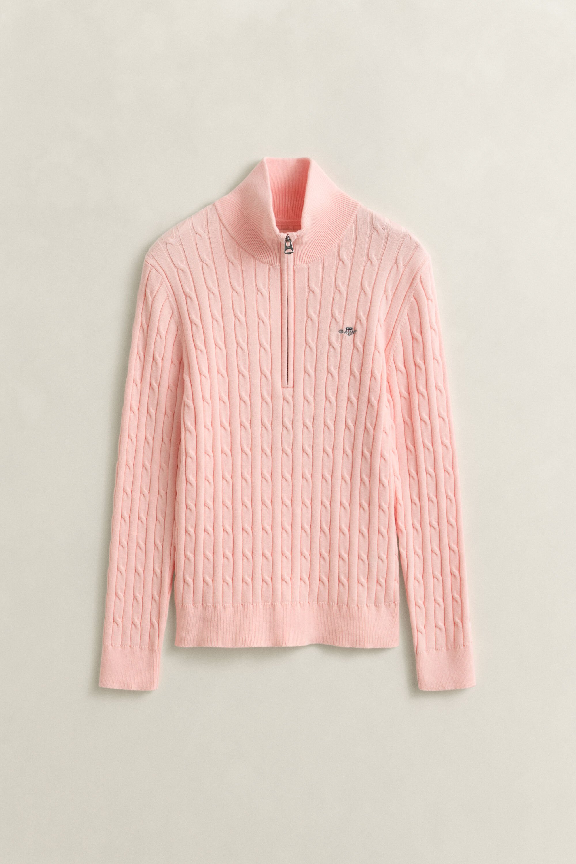 Cable Knit Half-Zip Sweater