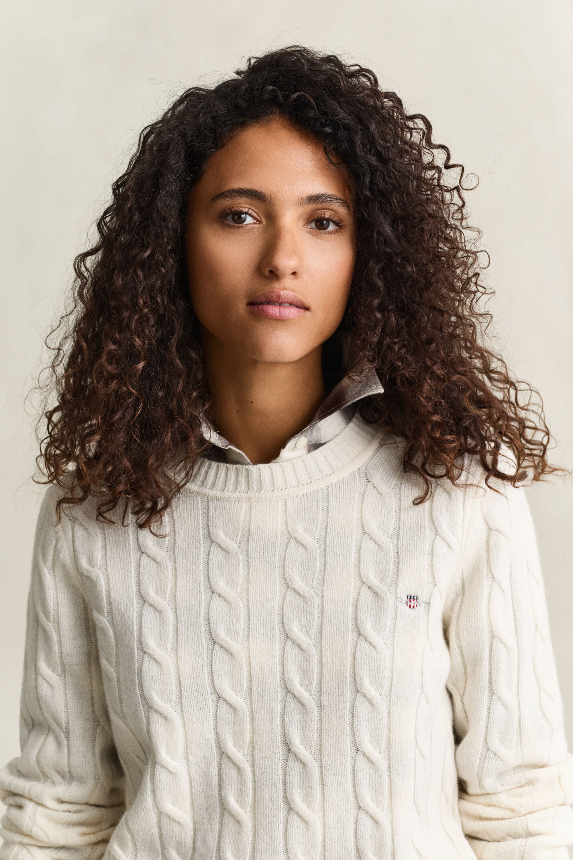 Lambswool Cable Knit Sweater