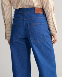 Wide Leg Bright Blue Jeans