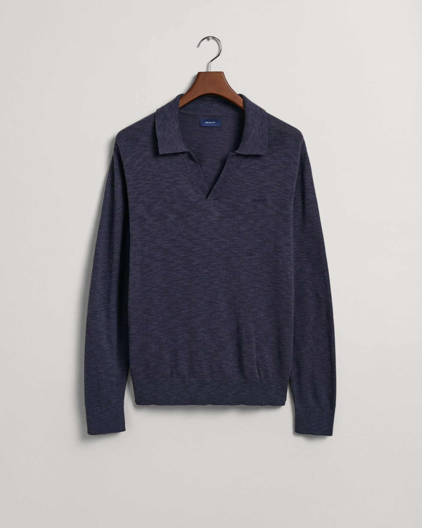 Cotton Linen Polo Sweater