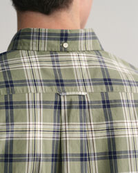 Regular Fit Checked Poplin Short Sleeve Shirt