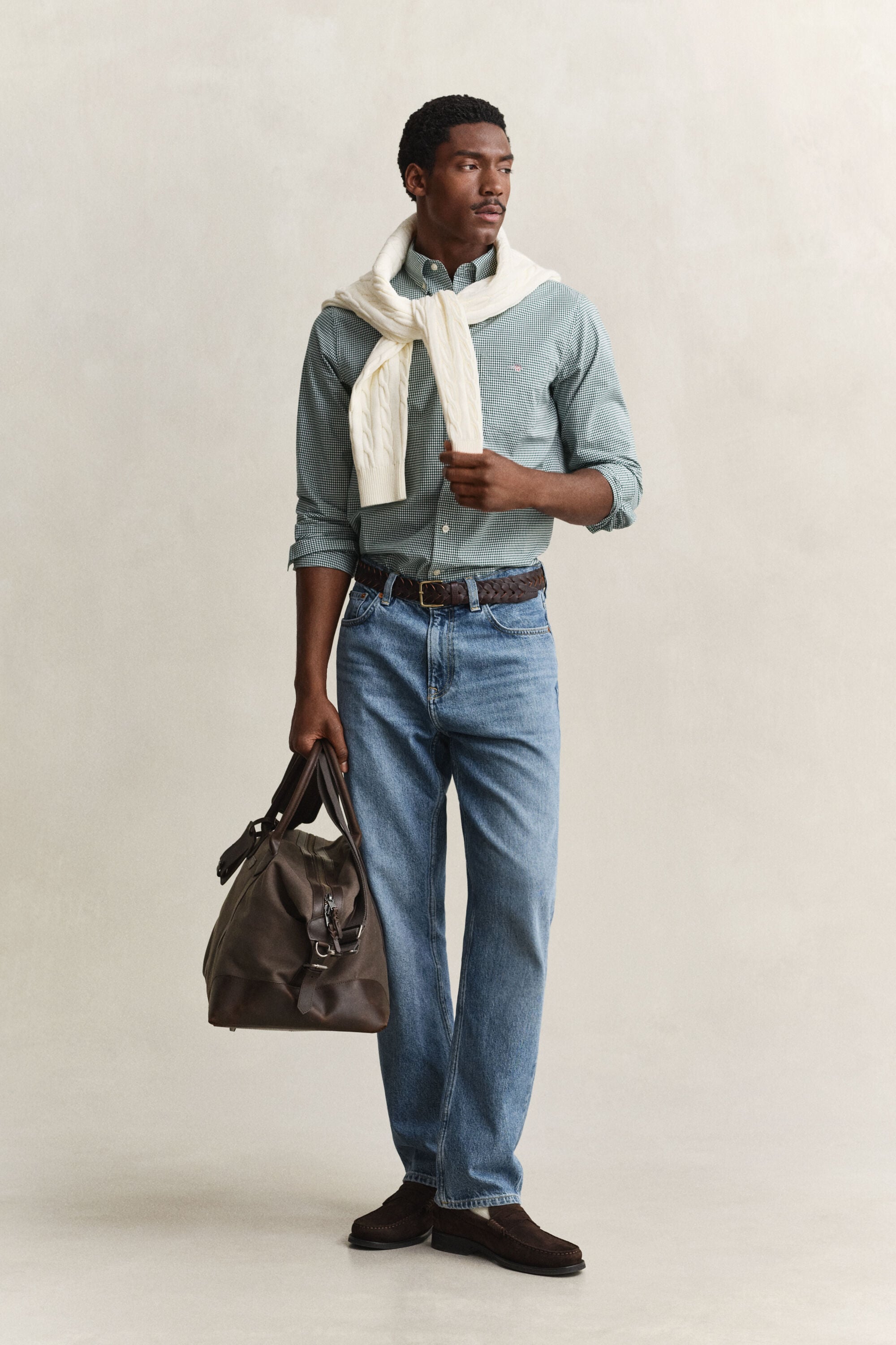 Gingham Classic Poplin Shirt
