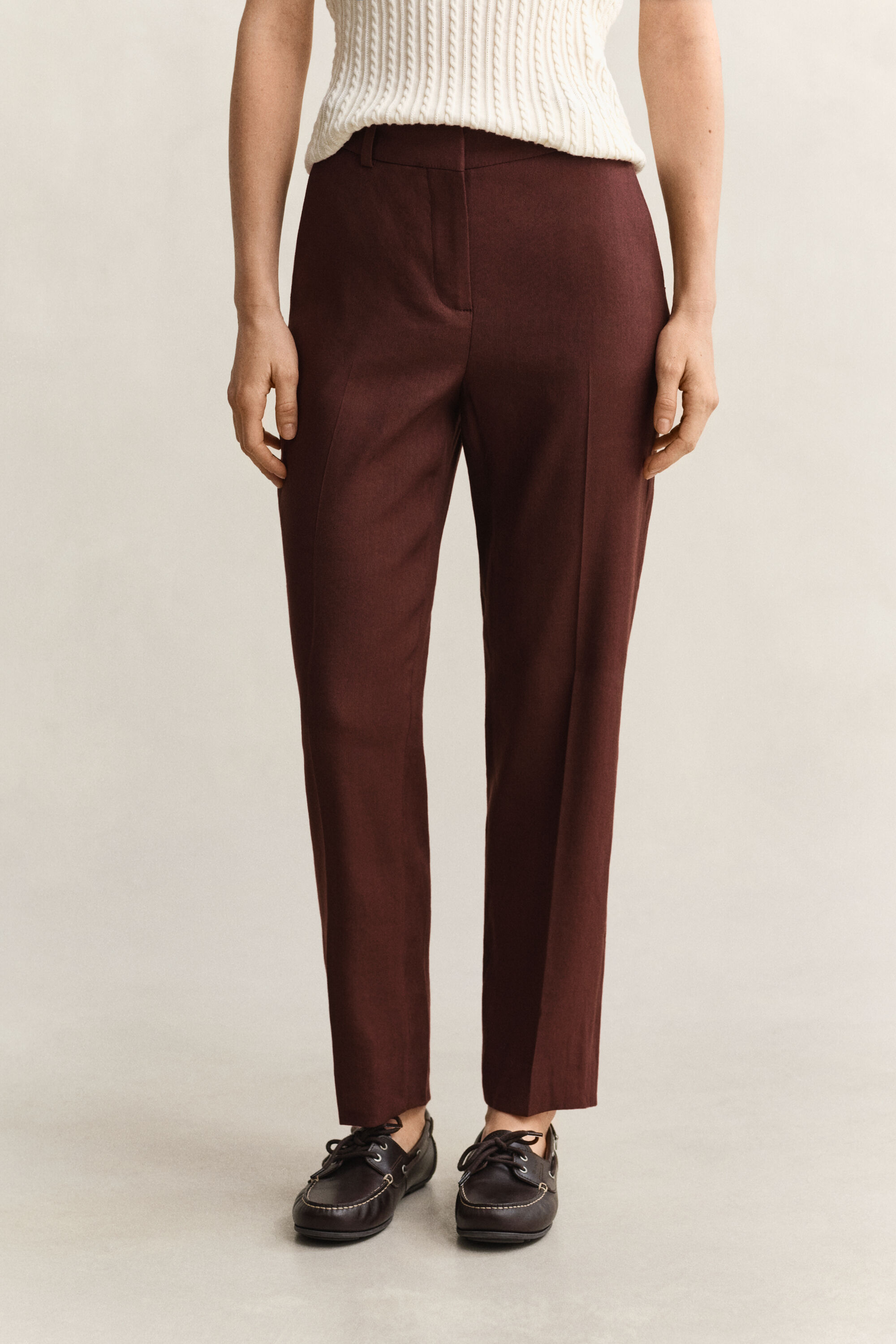 Tailored Linen Stretch Pants