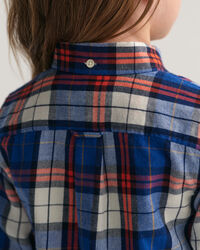 Kids Regular Fit Checked Flannel Shirt
