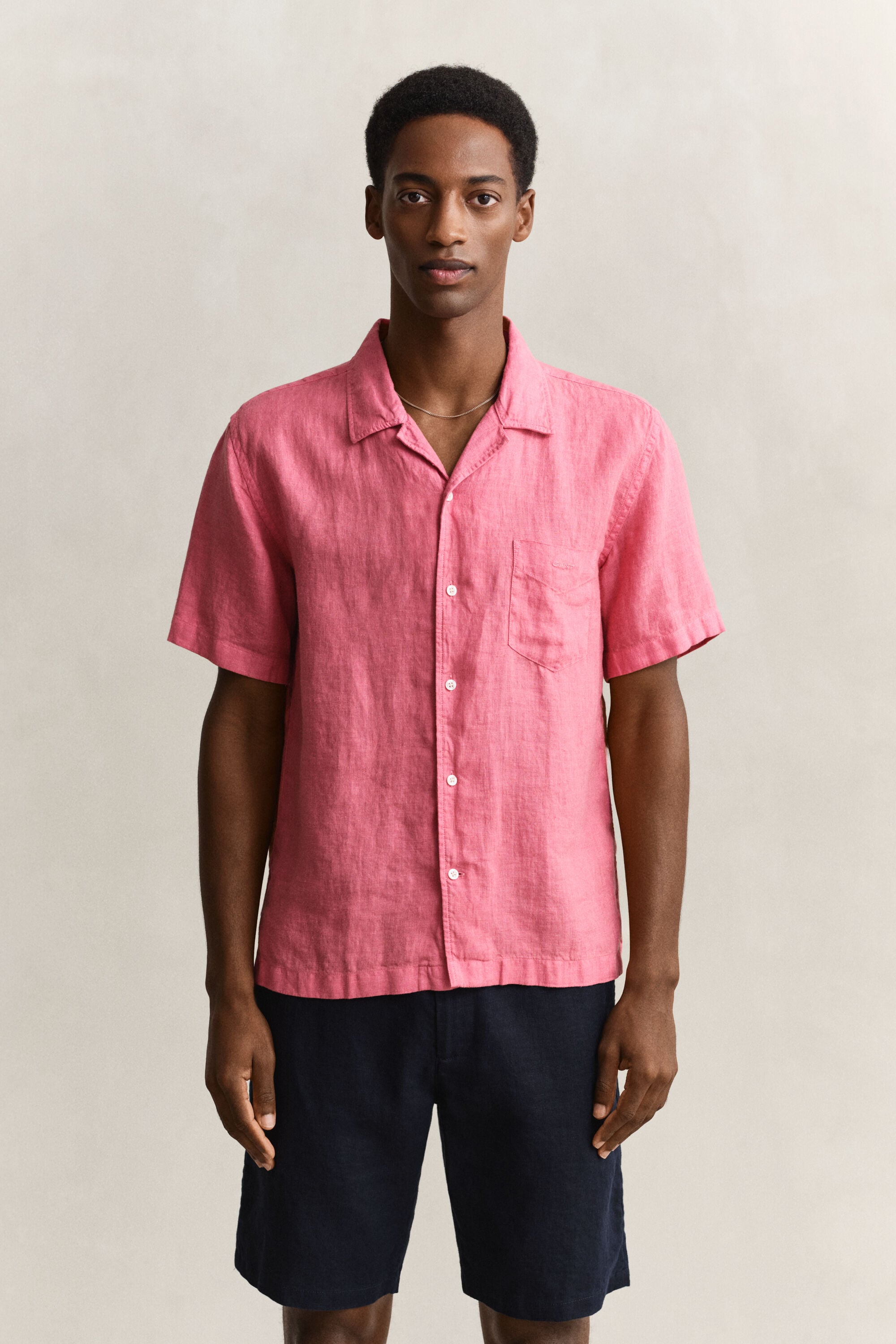 Short Sleeve Linen Shirt