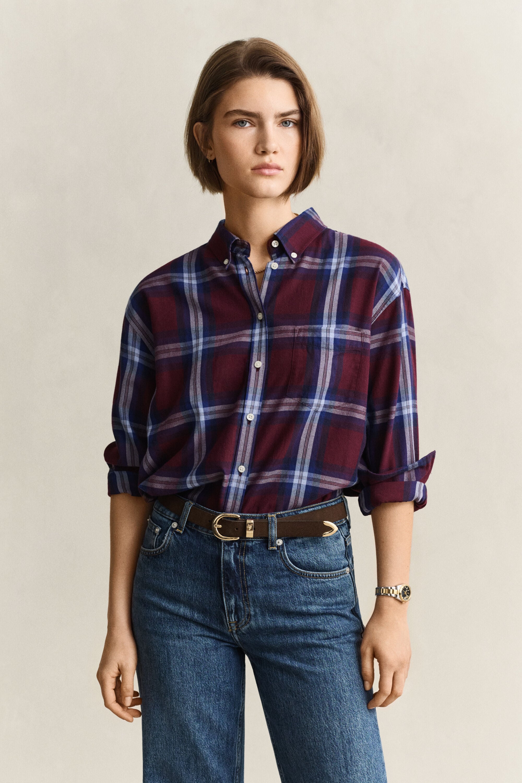 Relaxed Flannel Shirt