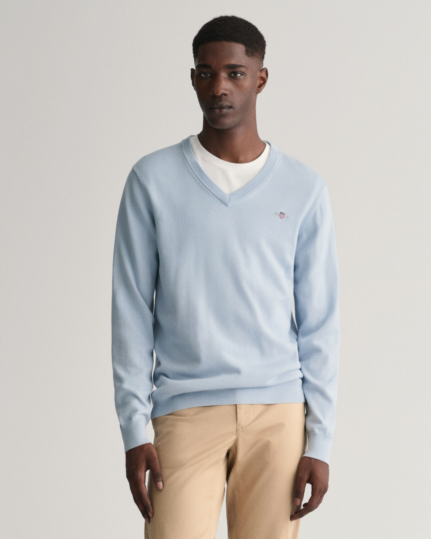 Classic Cotton VNeck Sweater GANT