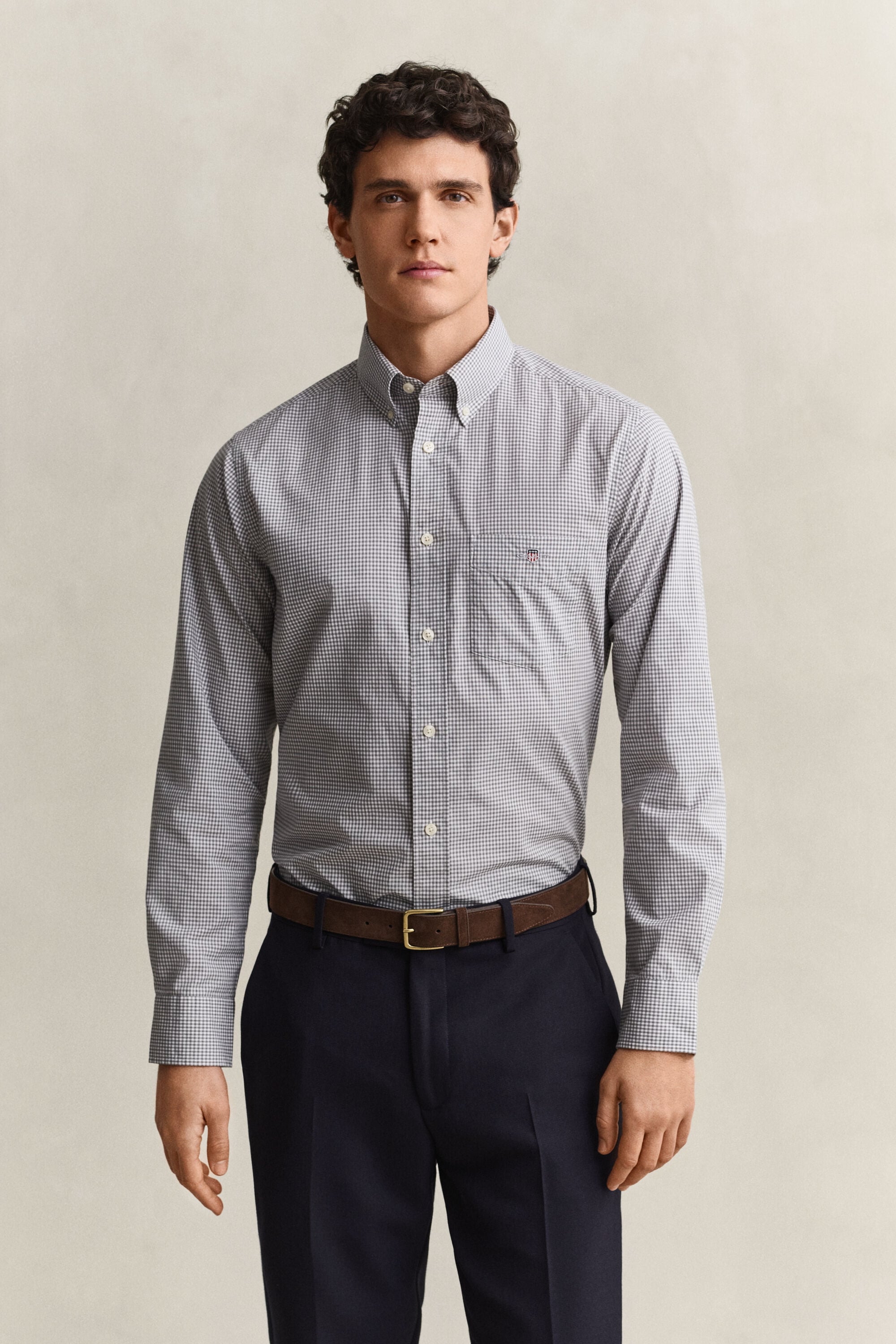 Gingham Classic Poplin Shirt