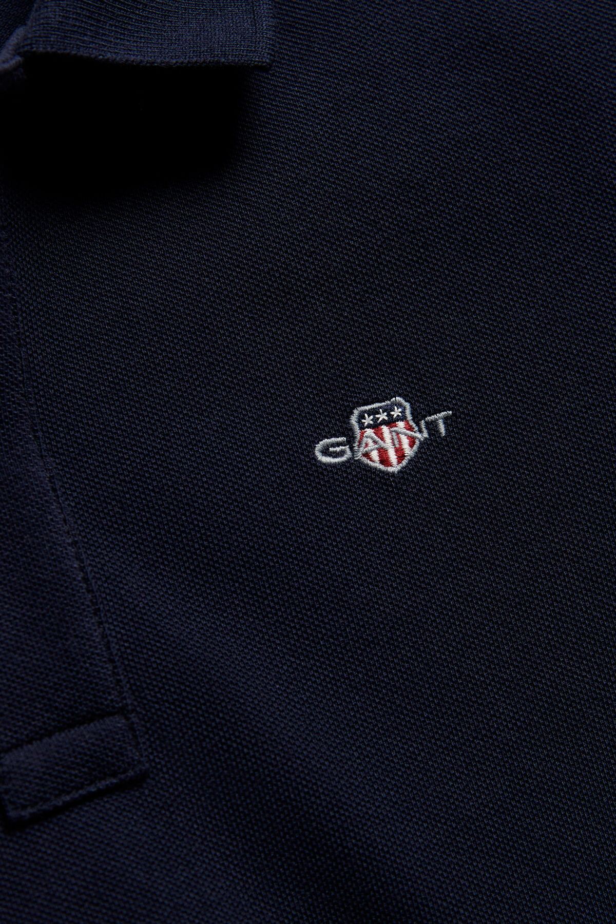 Teens Shield Polo Shirt — EVENING BLUE