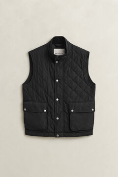 Quilted Vest — BLACK 1
