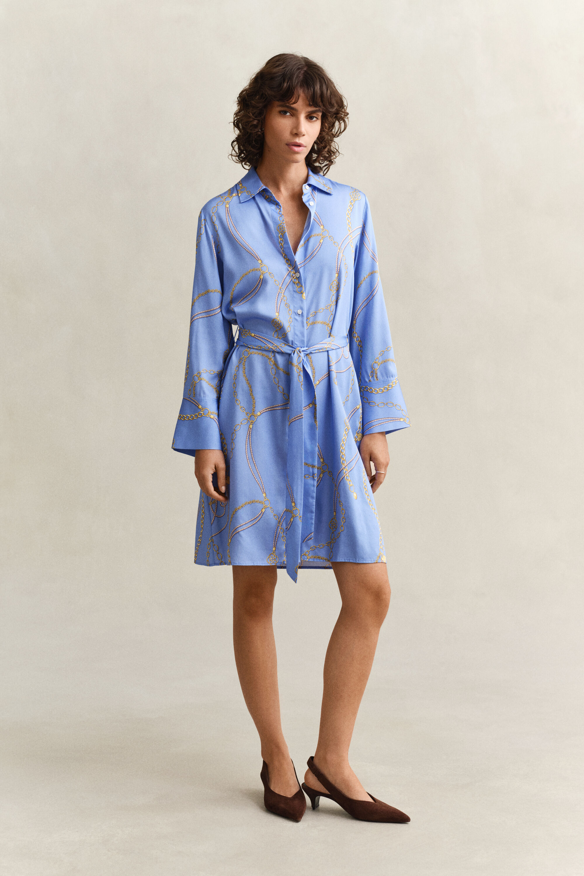 Belted Shirt Dress