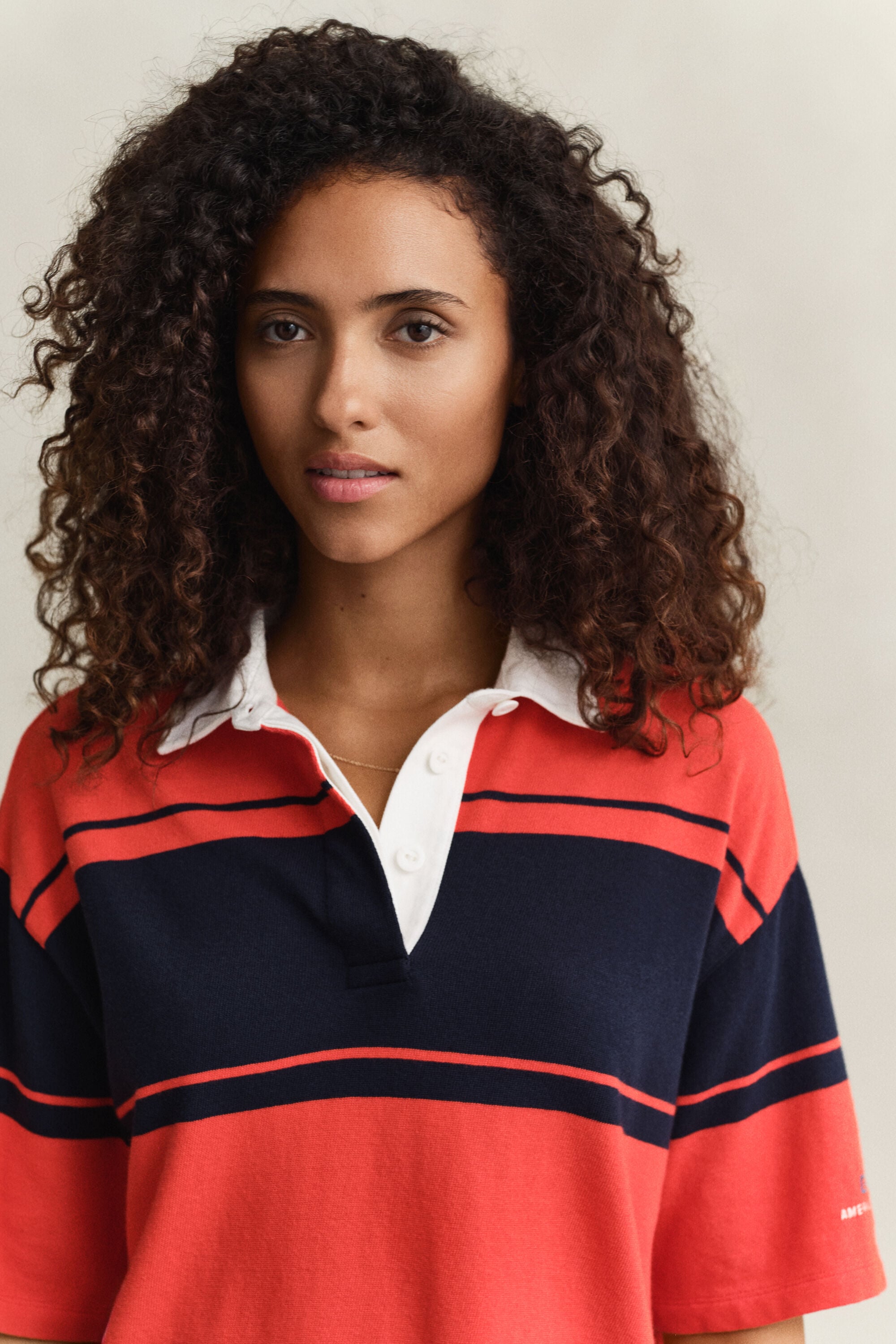Barstriped Short Sleeve Heavy Rugger