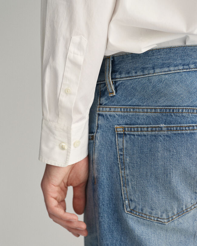 Relaxed Fit Poplin Shirt