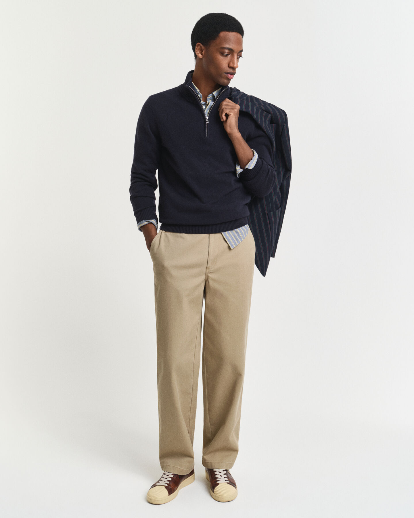 Cashmere Half-Zip Sweater